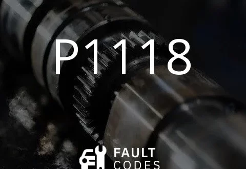 Deskripsyon sa P1118 fault code.