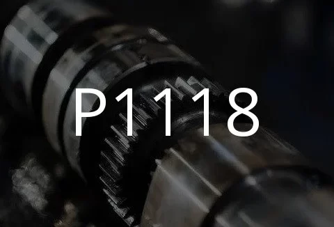 P1118 फॉल्ट कोडचे वर्णन.