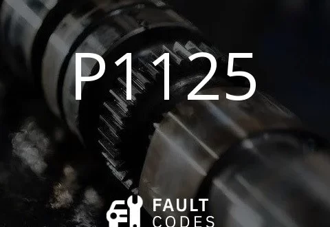 Descripción del código de falla P1125.