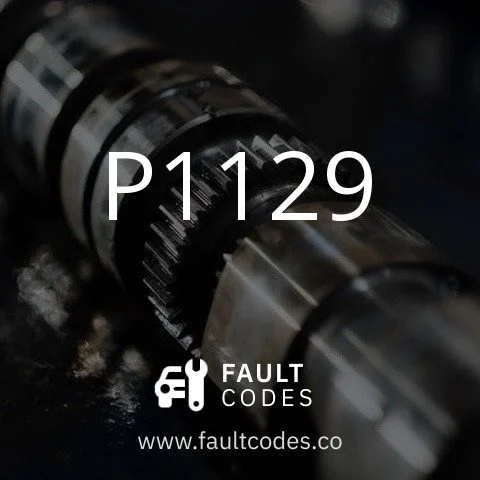 P1129 ақаулық кодының сипаттамасы.