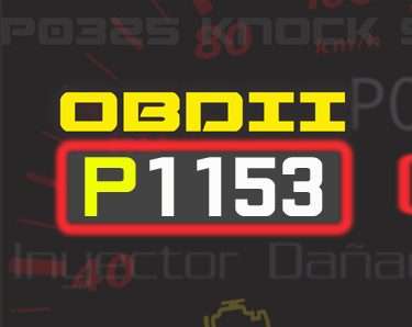 P1153 көйгөй кодунун сүрөттөлүшү.