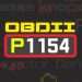 Popis chybového kódu P1154.