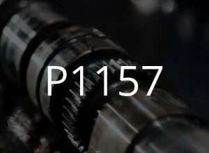P1157 matxura-kodearen deskribapena.