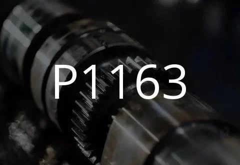 P1163 ақаулық кодының сипаттамасы.