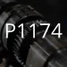 Popis chybového kódu P1174.