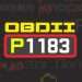 Popis chybového kódu P1183.