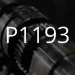 Popis chybového kódu P1193.