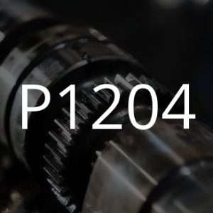 Описание кода неисправности P1204