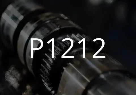 P1212 ақаулық кодының сипаттамасы.