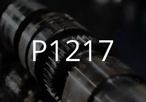 Popis chybového kódu P1217.
