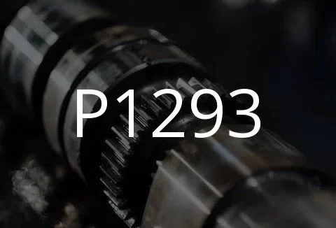 Апісанне кода няспраўнасці P1293
