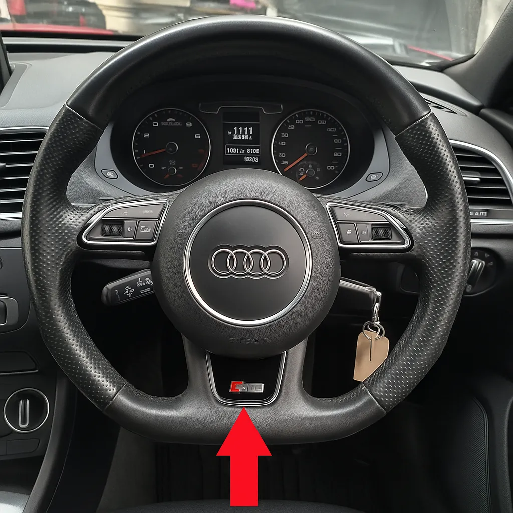 Порт OBD2 в Audi Q3 (8U) (2011–2018, включая праворульные версии)