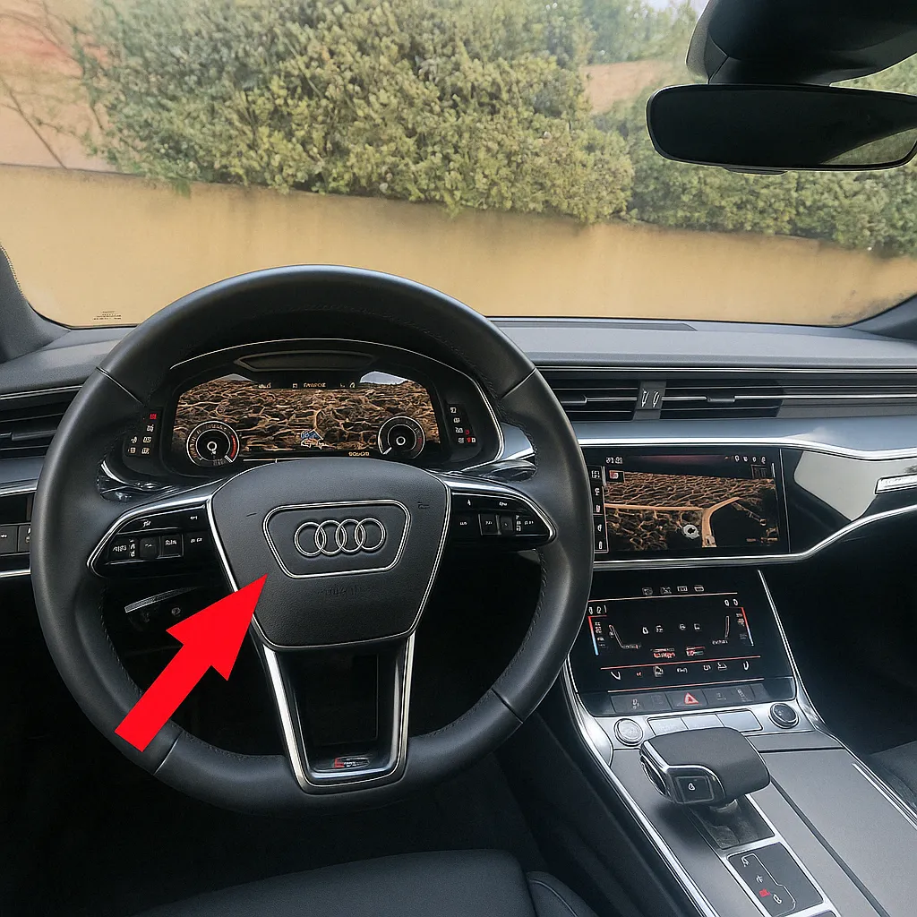 Порт OBD2 в Audi A7 II (4K) (2018–н.в.)