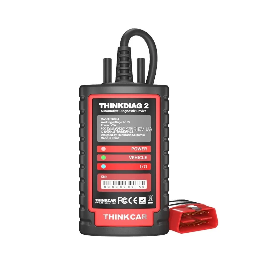 Скриншот диагностики ThinkDiag-2