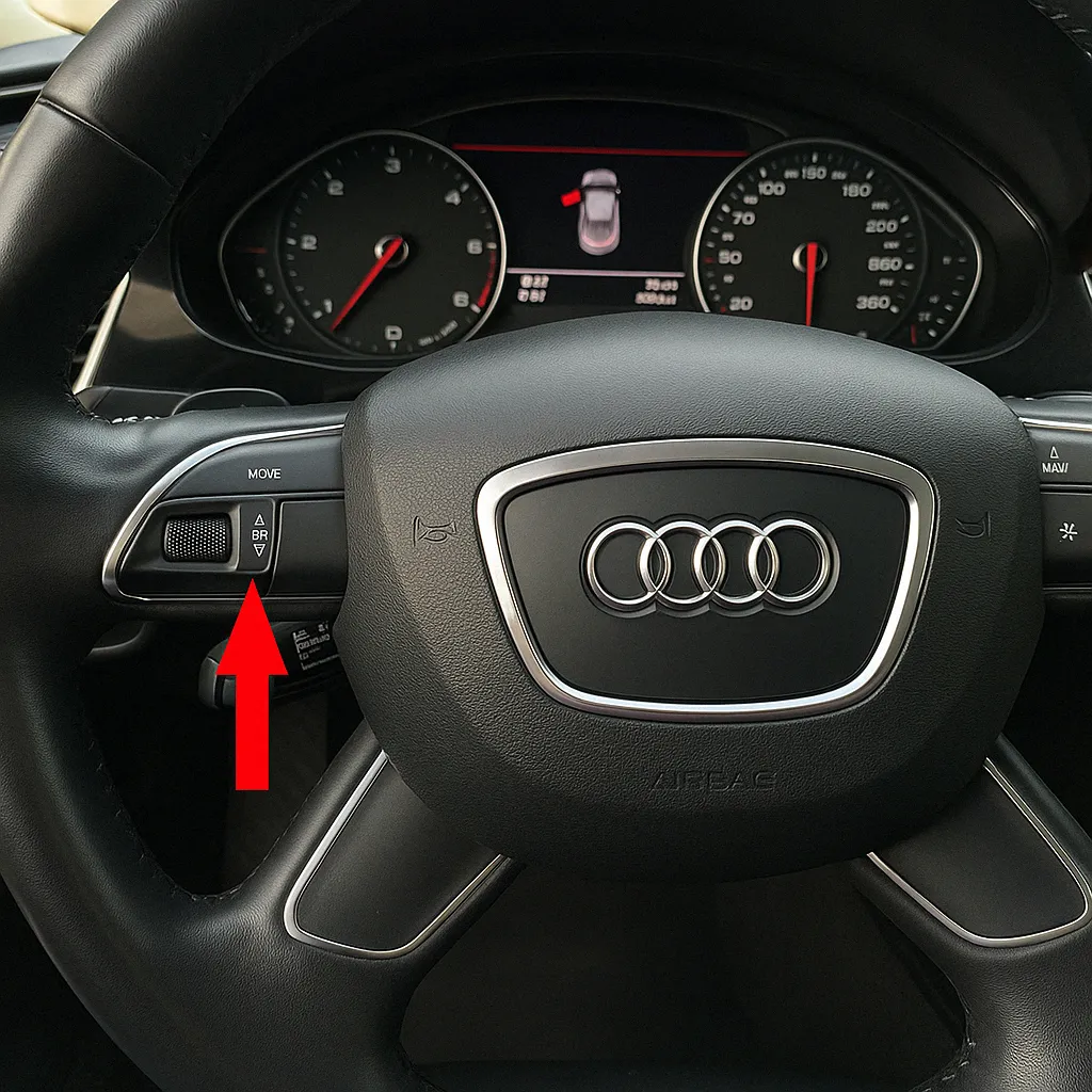 Порт OBD2 в Audi A8 (D4) (2011–2017)