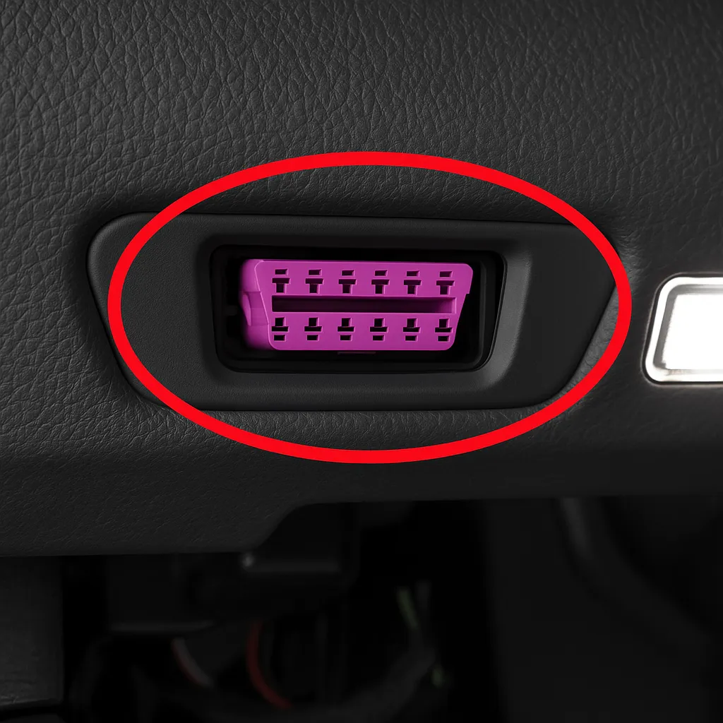 Порт OBD2 в Audi Q2 (2016–н.в.)