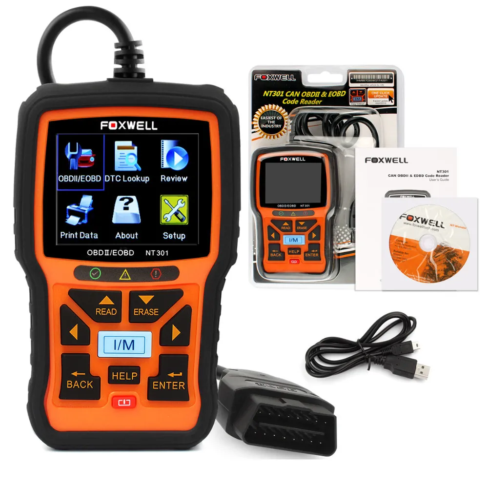 Комплектация Foxwell NT301