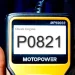 OBD8-сканер с кодом ошибки P0821 на экране – диагностика и расшифровка неисправности