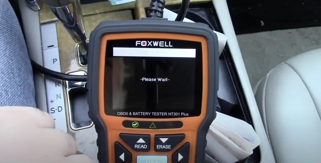 Подключение Foxwell NT301 к OBD