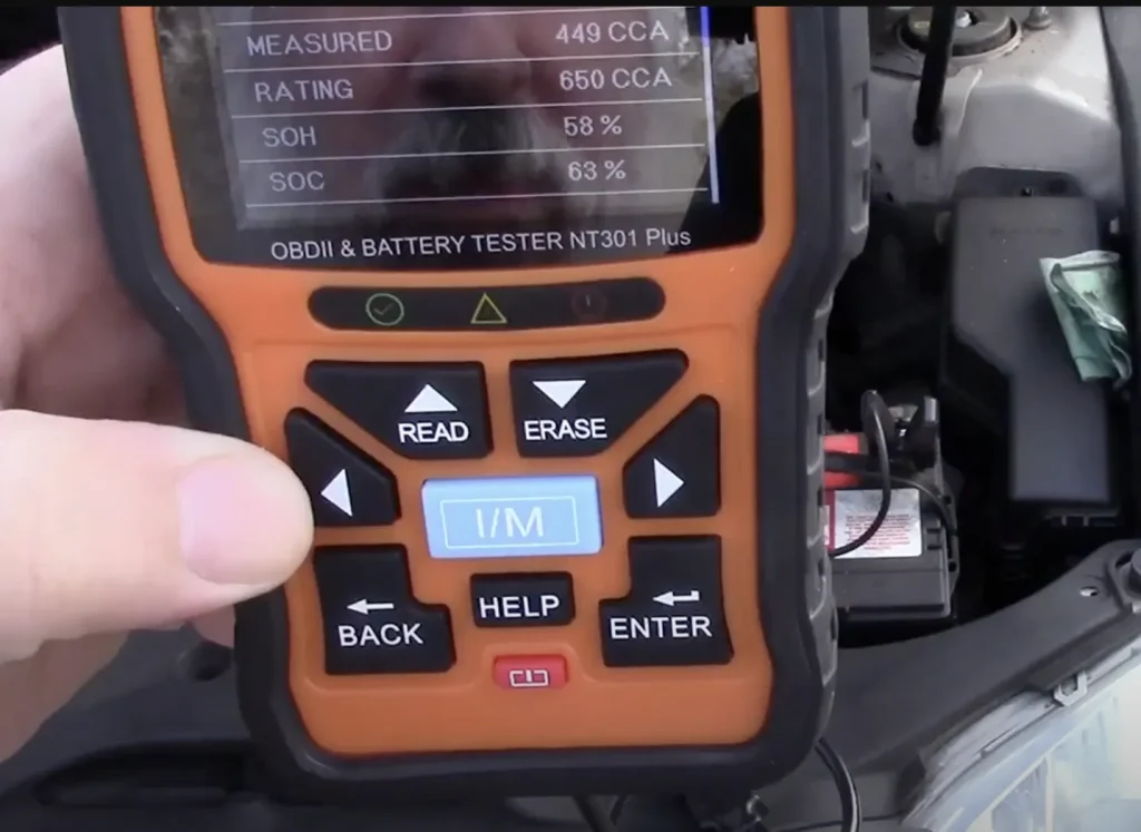 Интерфейс подключения Foxwell NT301