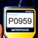OBD8-сканер с кодом ошибки P0959 на экране – диагностика и расшифровка неисправности